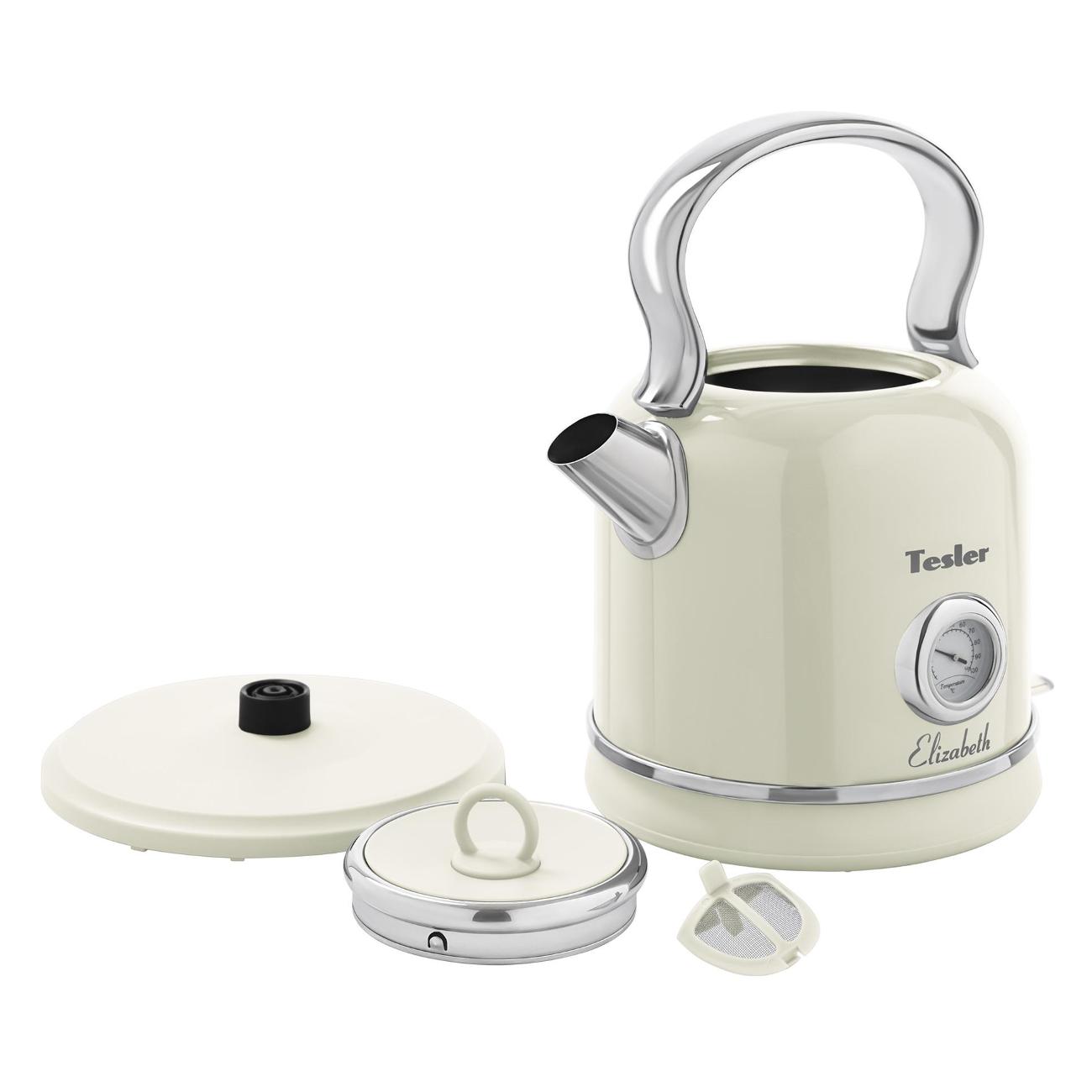 Электрочайник Tesler KT-1745 бежевый