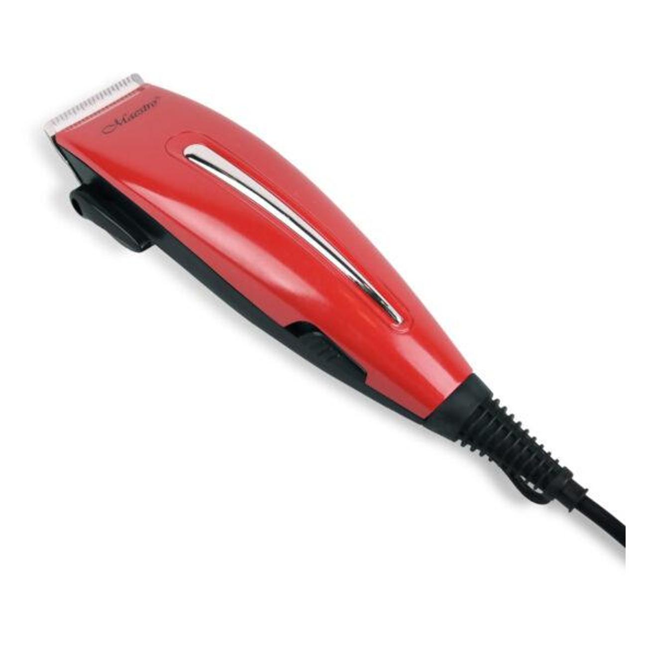 Машинка для стрижки волос Maestro MR-652C красная