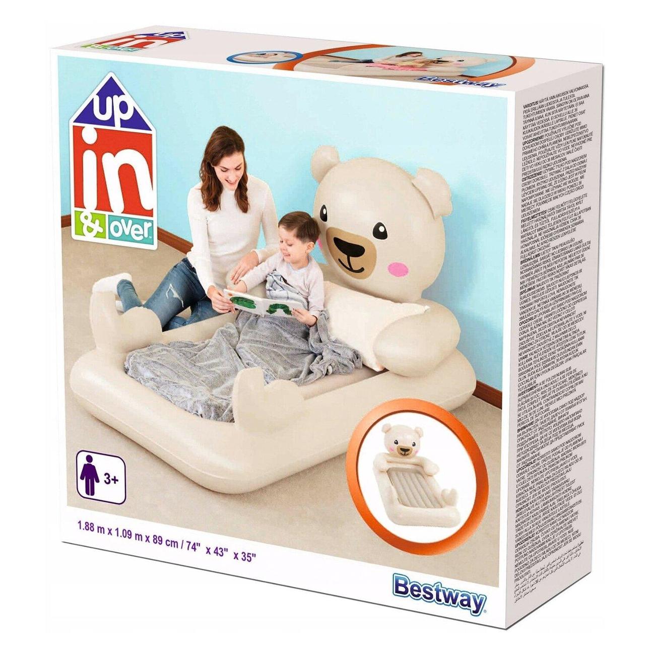 Надувная кровать Bestway 109х188х89см Мишка (67712 BW)