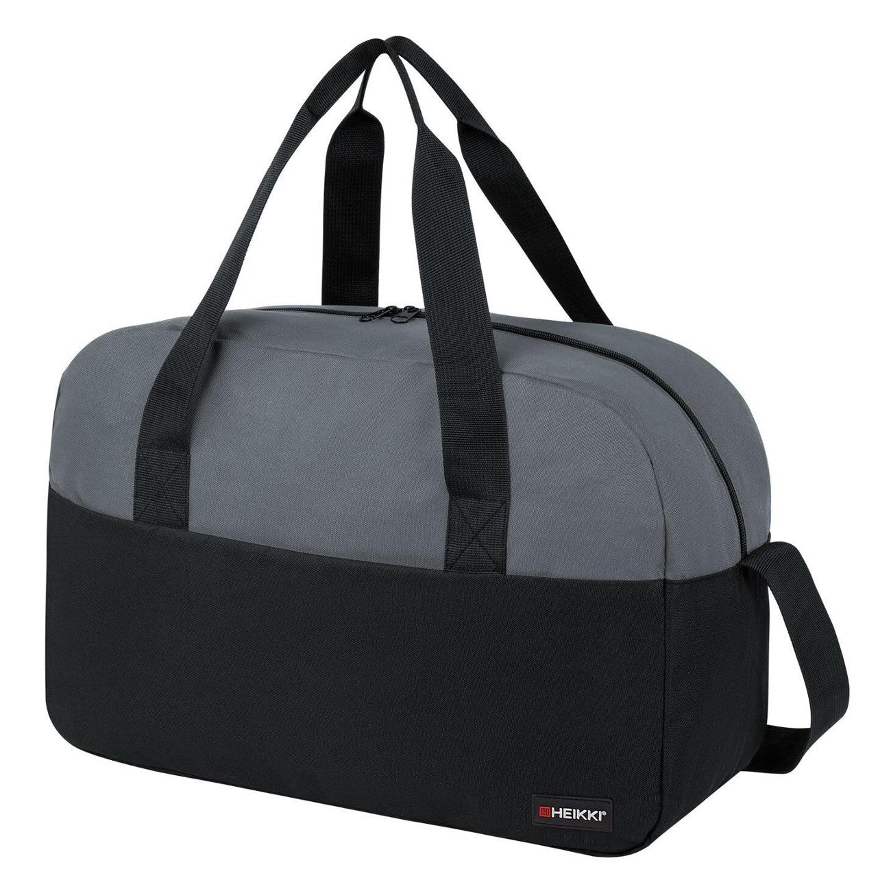 Сумка спортивная HEIKKI 30х44х17см серая (272623)