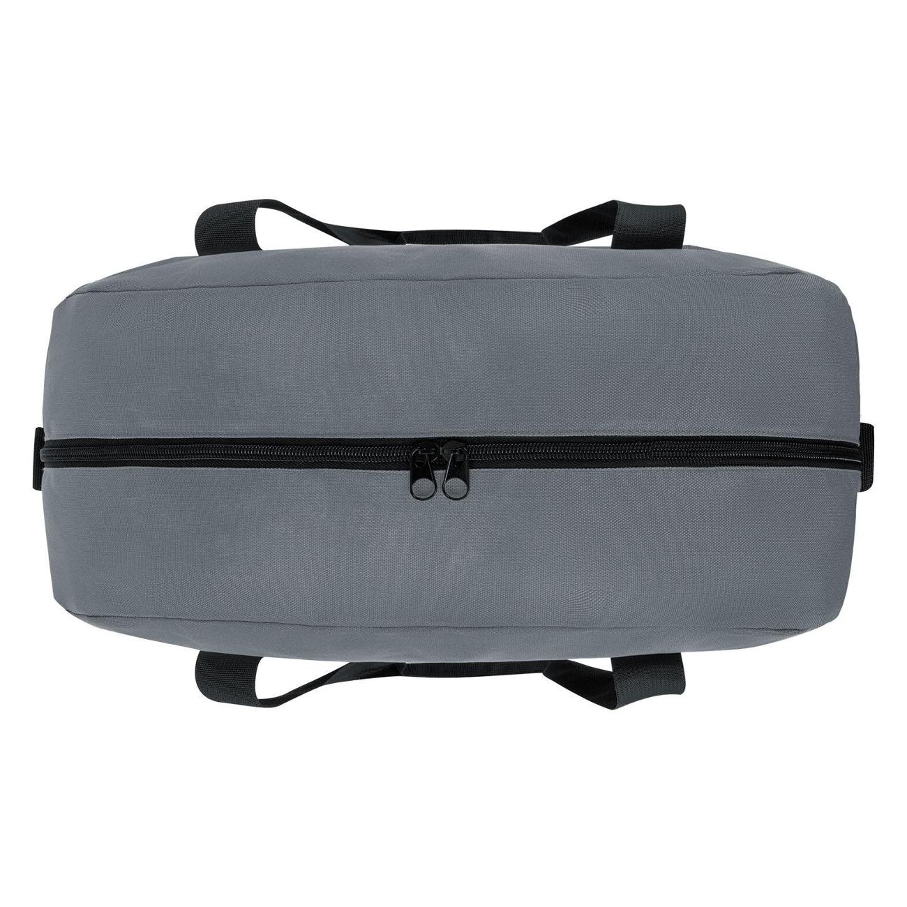 Сумка спортивная HEIKKI 30х44х17см серая (272623)