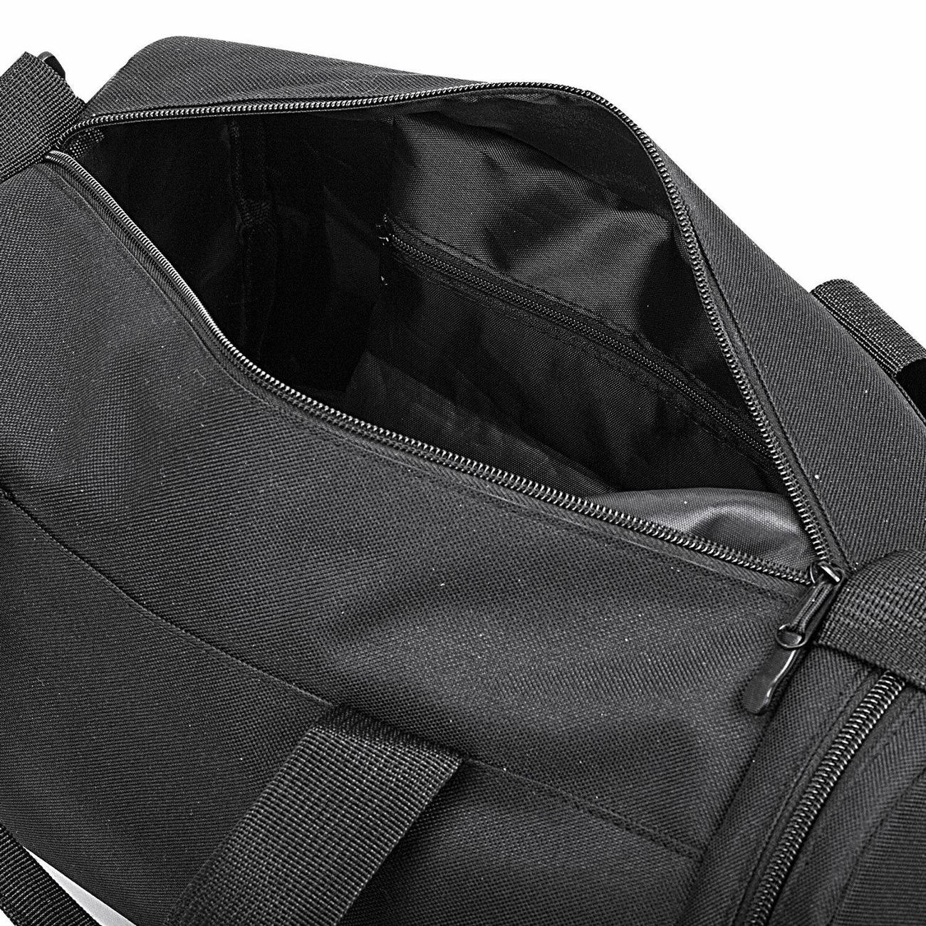 Сумка спортивная Юнландия с отделением для обуви, 40х22х20 см Black