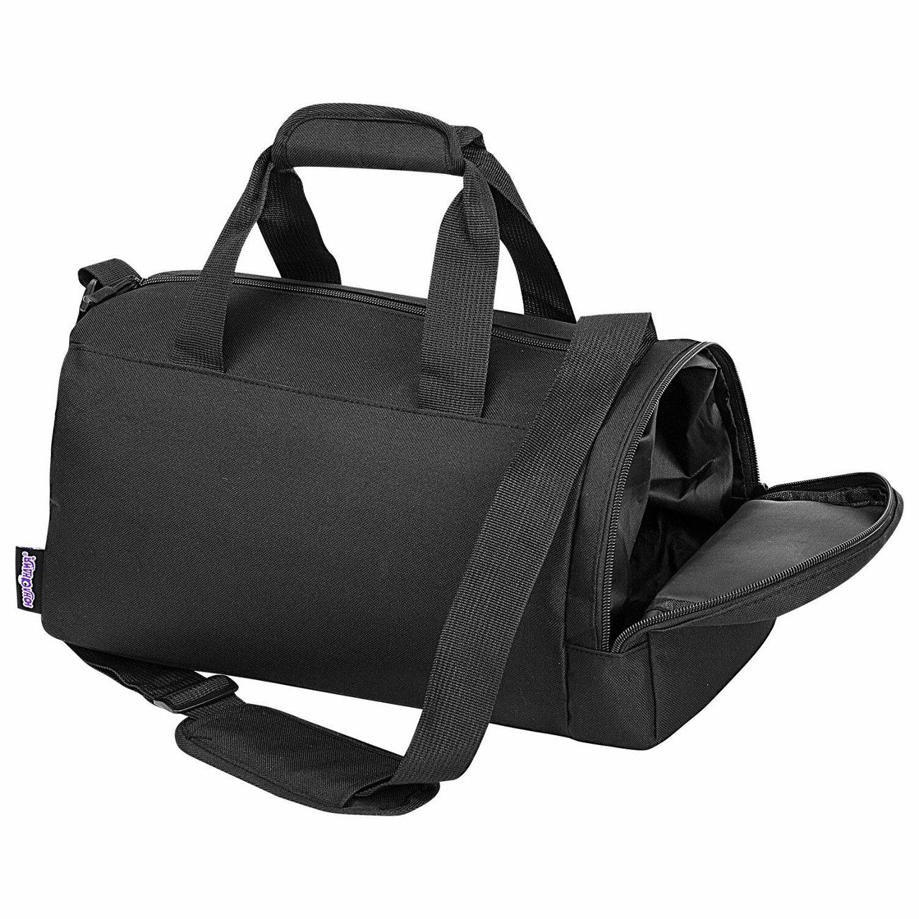 Сумка спортивная Юнландия с отделением для обуви, 40х22х20 см Black