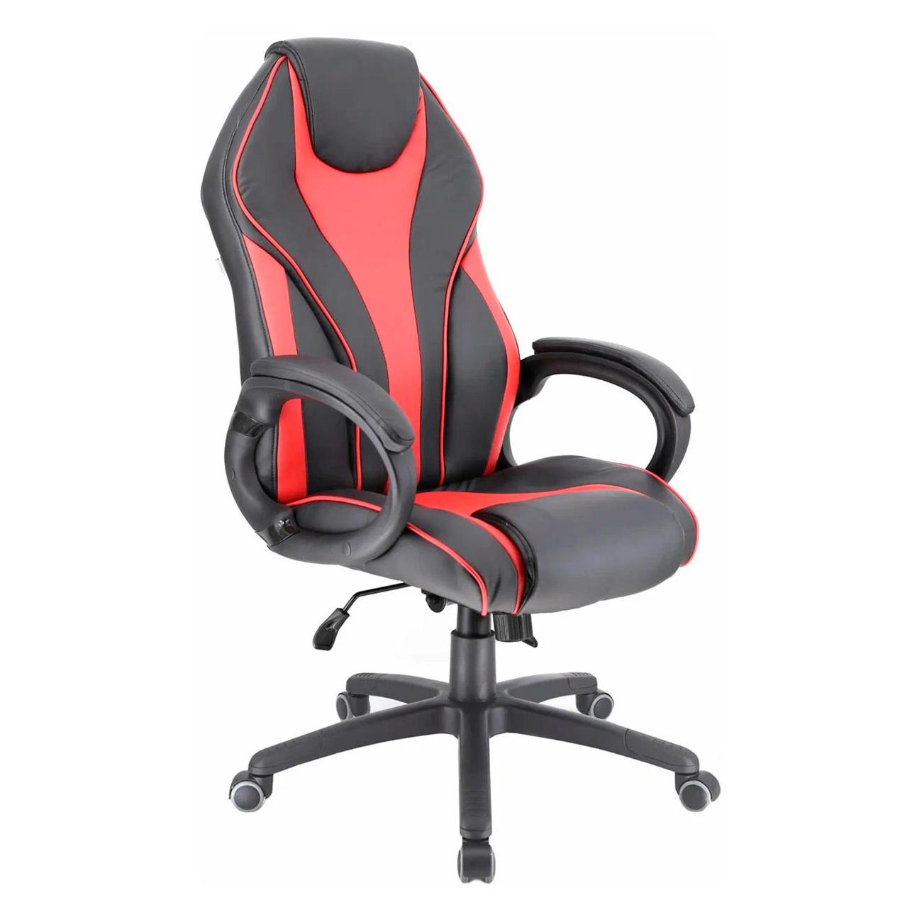 Кресло компьютерное игровое Everprof Wing TM, экокожа, Red (черный/красный)