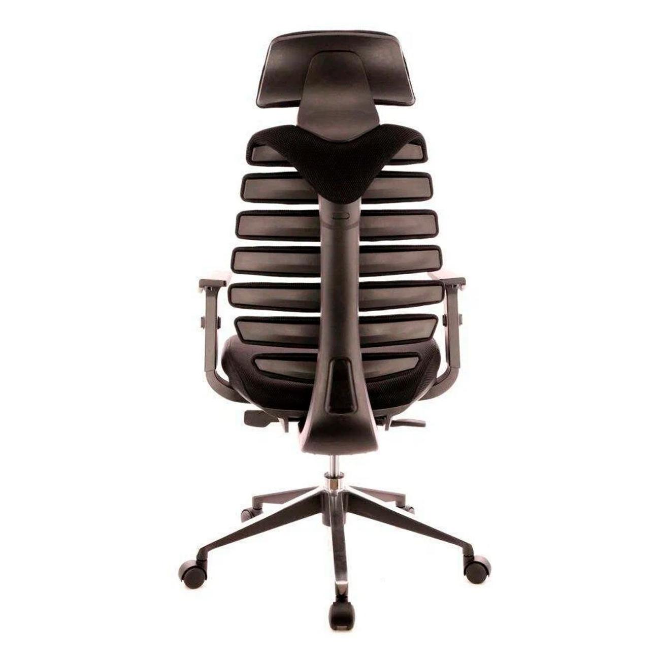 Кресло компьютерное игровое Everprof Ergo Black, ткань (черный)