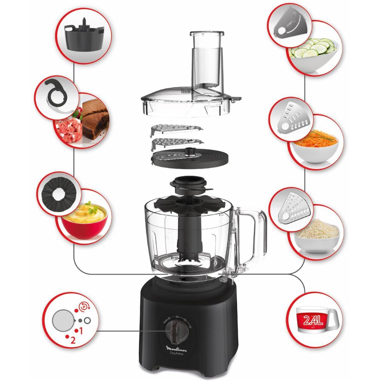 Кухонный комбайн Moulinex Masterchef Easy Force FP245810