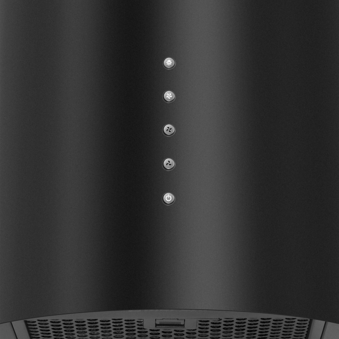 Островная вытяжка MEFERI TUBE35BK ISLA ULTRA