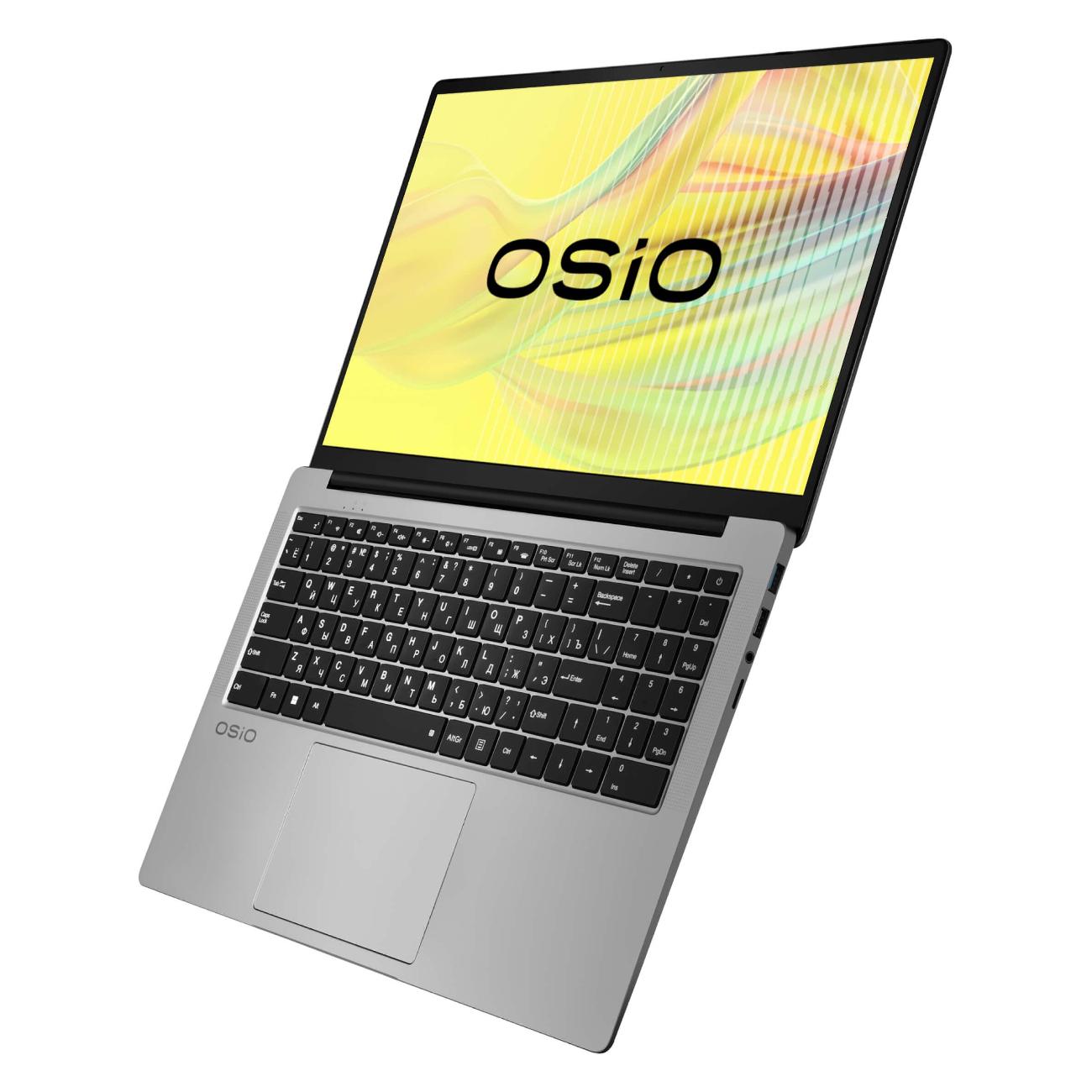 Ноутбук OSiO FocusLine F160i-003/16,1"/Core i3-1215u/8/256/Win/серый