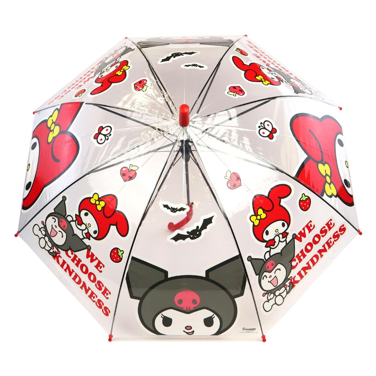 Зонт ND Play полуавтоматический Куроми и Май Мелоди