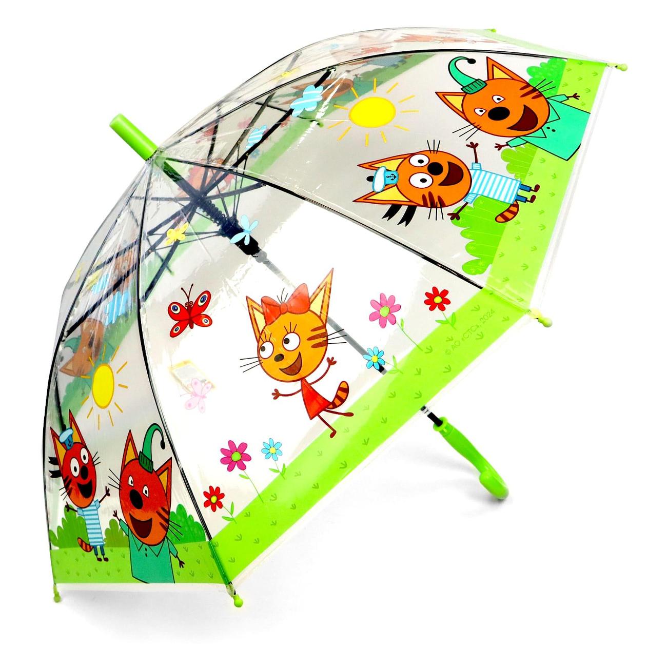 Зонт ND Play полуавтоматический Три Кота