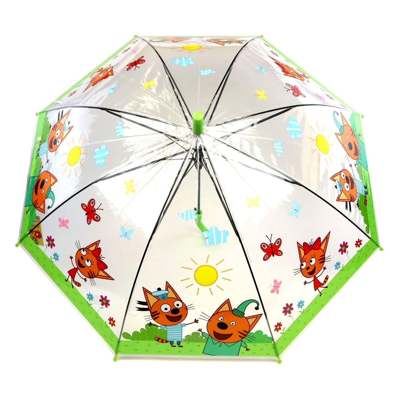 Зонт ND Play полуавтоматический Три Кота