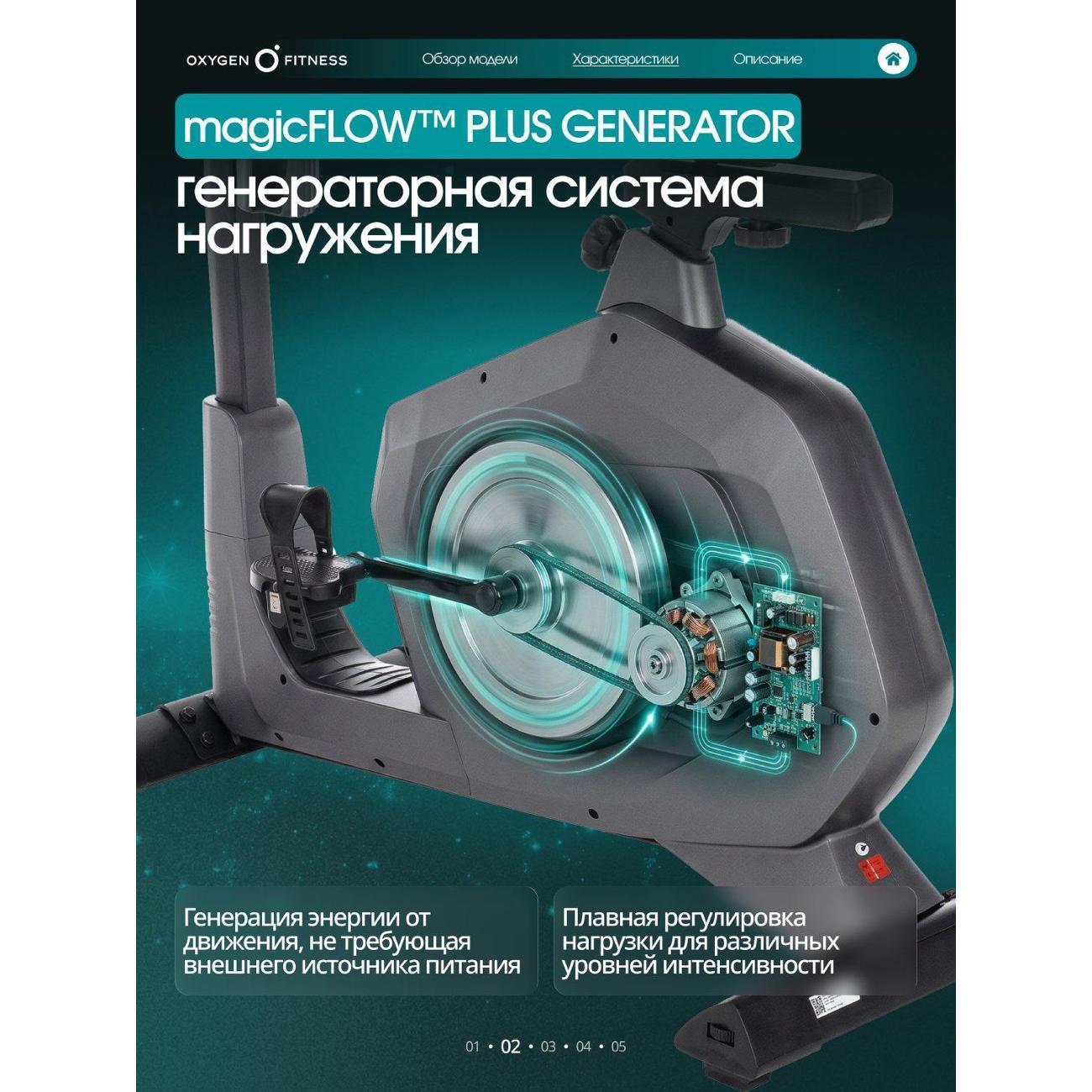 Велотренажер Oxygen Fitness Guru Concept