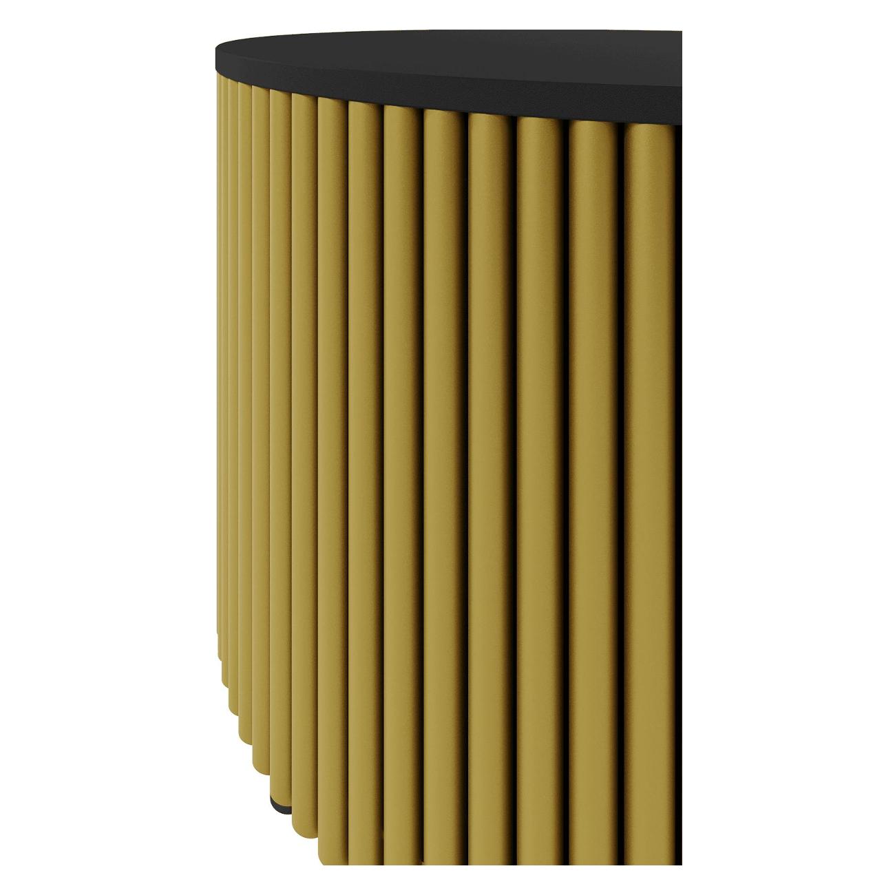 Столик журнальный GENGLASS TRUBIS Wood M золотой