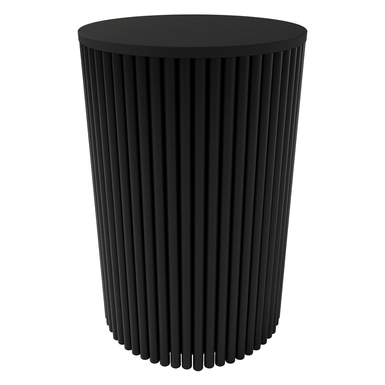 Столик журнальный GENGLASS TRUBIS Wood S черный