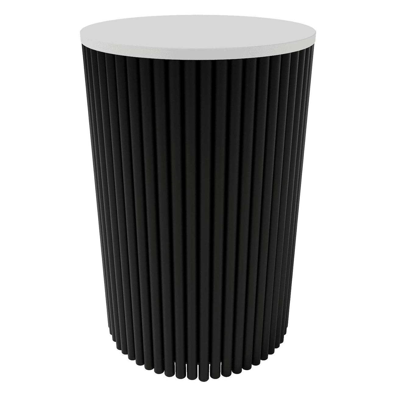 Столик журнальный GENGLASS TRUBIS Wood S черный