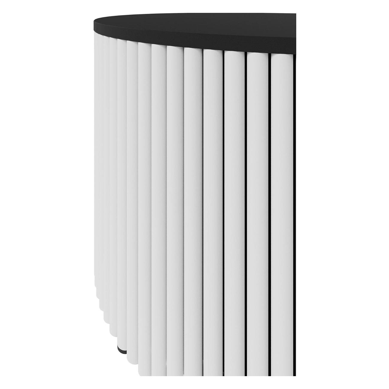 Столик журнальный GENGLASS TRUBIS Wood M белый