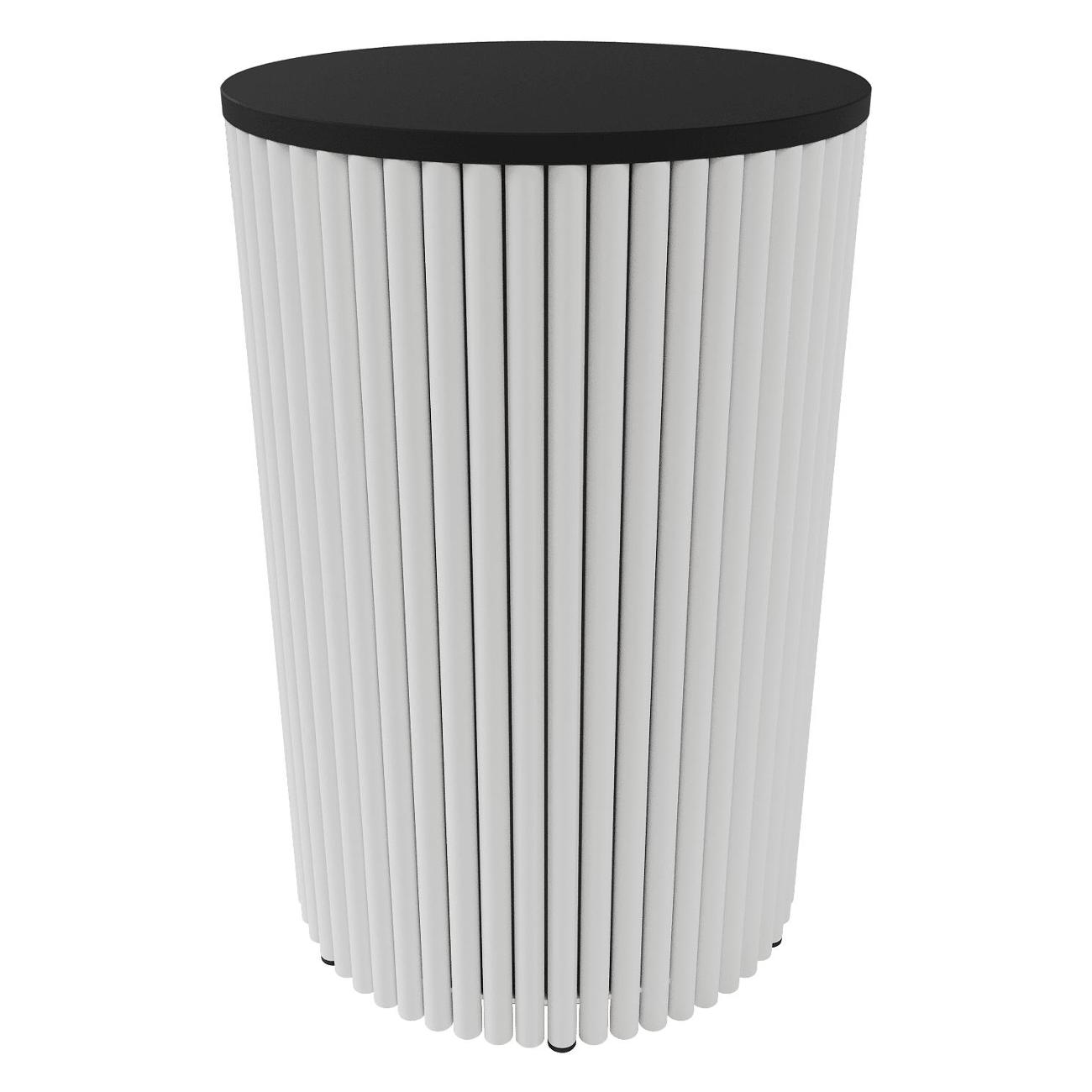 Столик журнальный GENGLASS TRUBIS Wood S белый