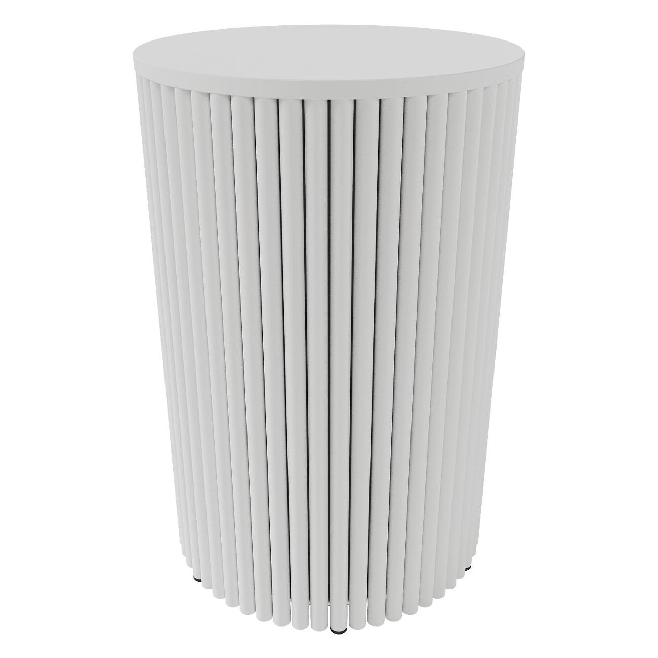 Столик журнальный GENGLASS TRUBIS Wood S белый