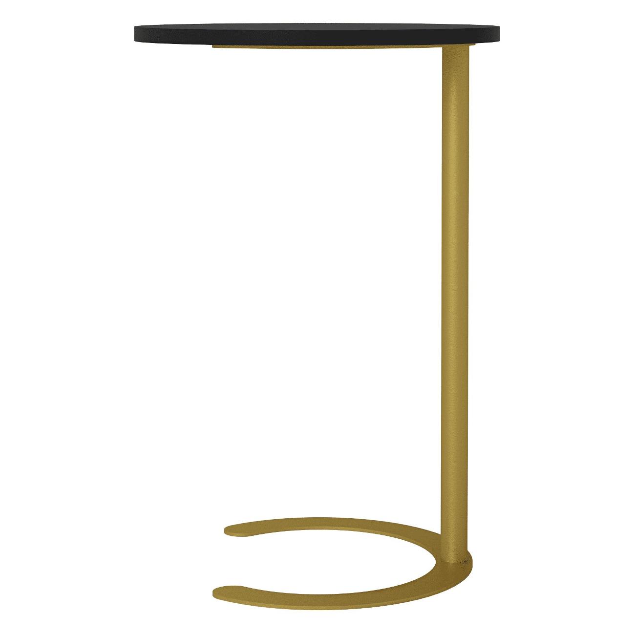 Столик журнальный GENGLASS HORSIX Wood S золотой