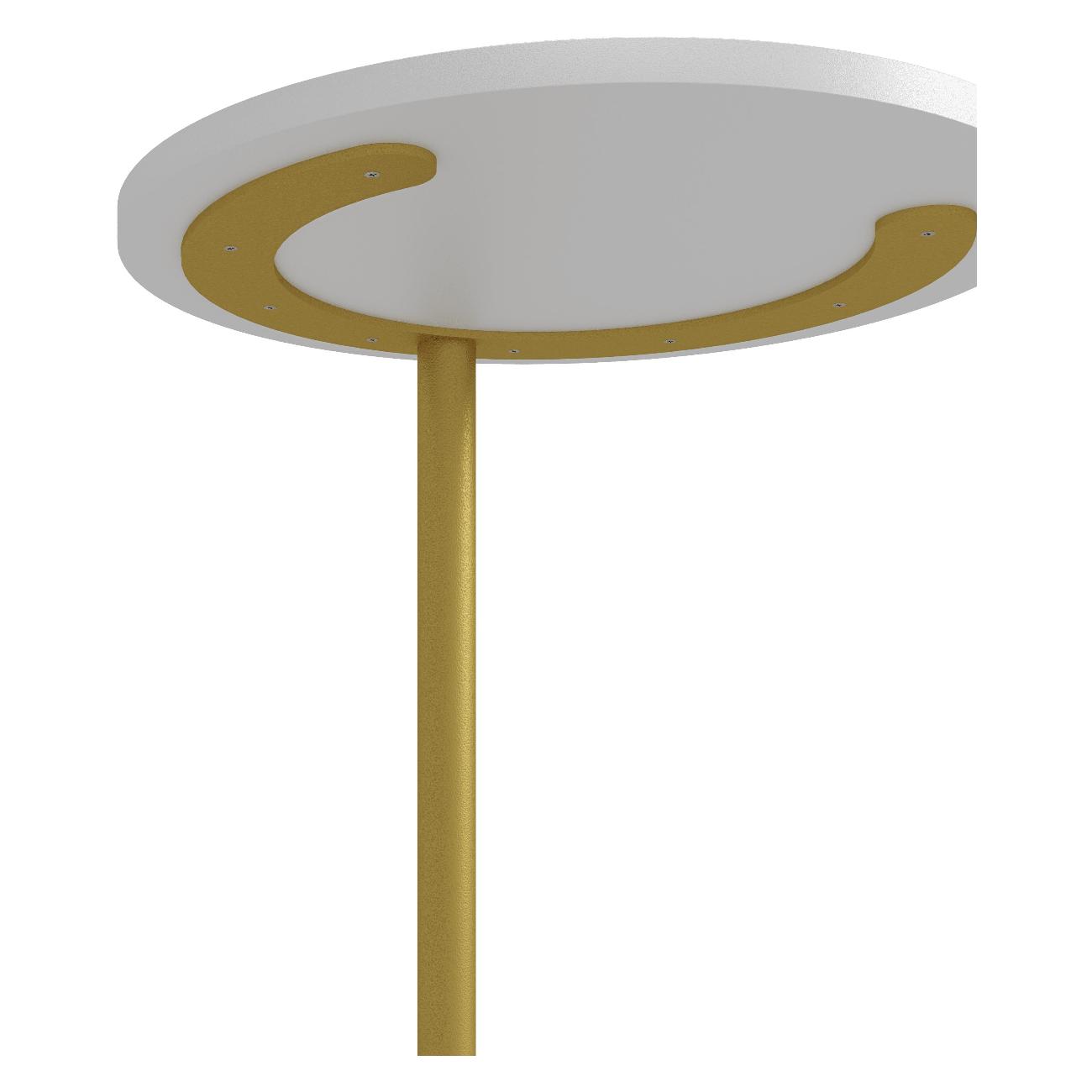 Столик журнальный GENGLASS HORSIX Wood S золотой