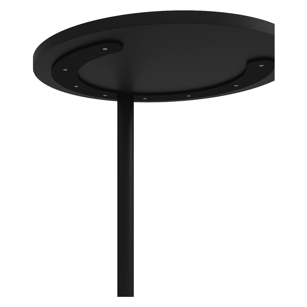 Столик журнальный GENGLASS HORSIX Wood S черный