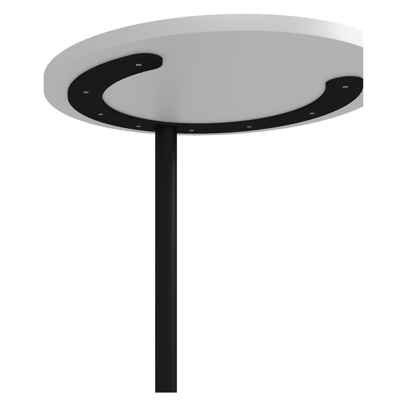 Столик журнальный GENGLASS HORSIX Wood S черный