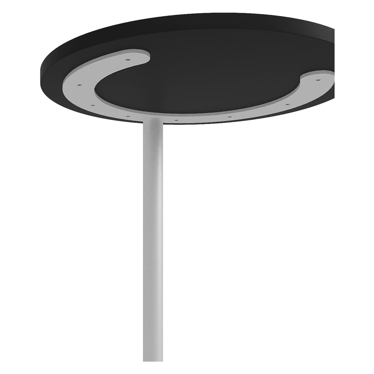 Столик журнальный GENGLASS HORSIX Wood S белый