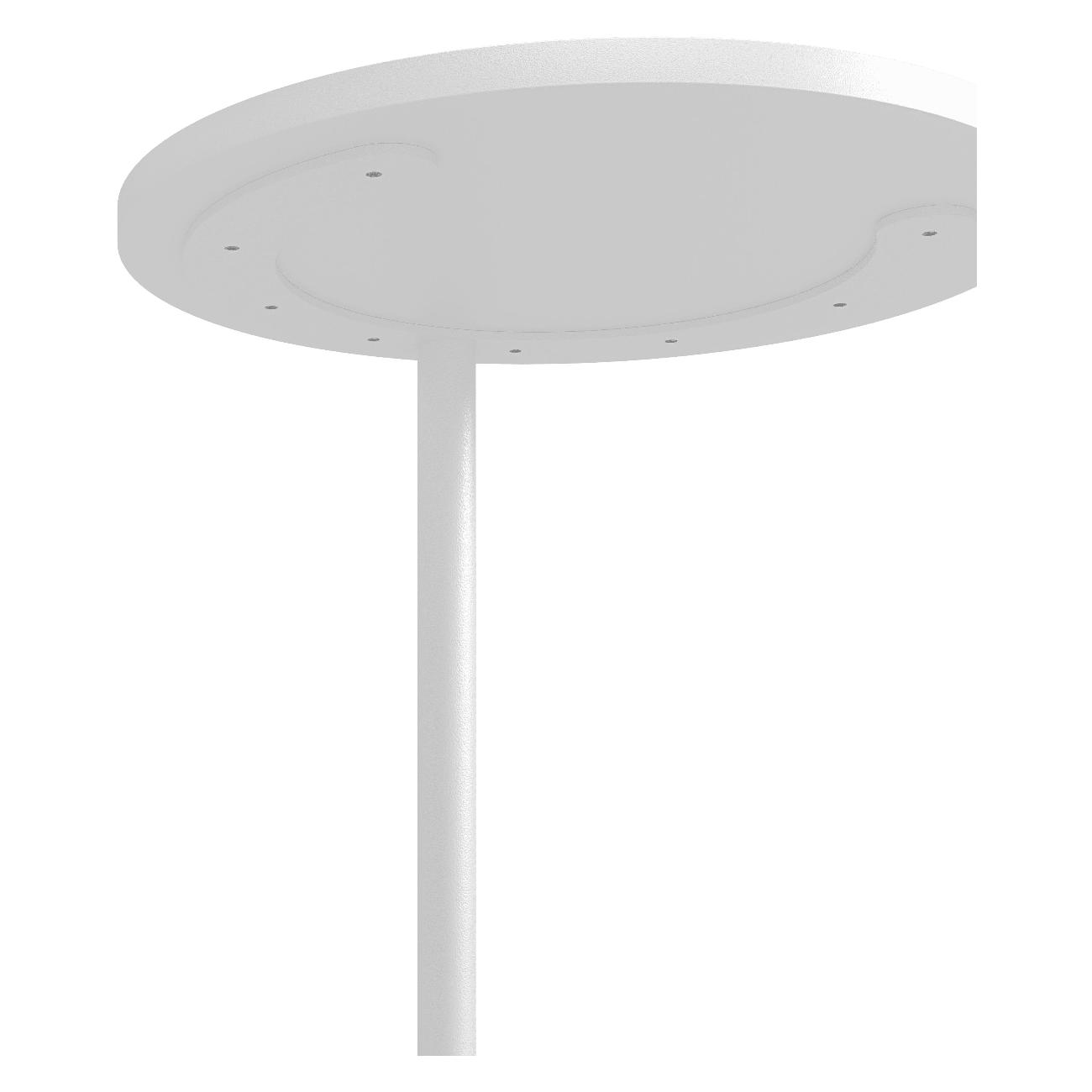 Столик журнальный GENGLASS HORSIX Wood S белый