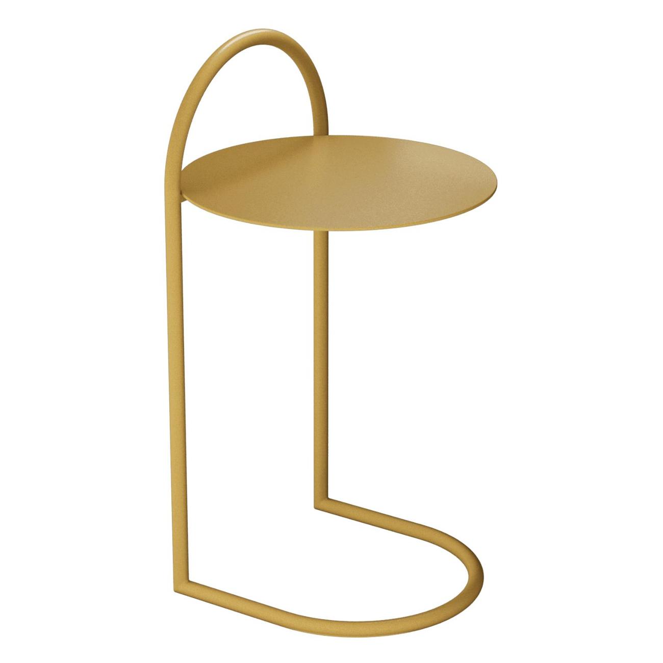 Столик журнальный GENGLASS EVEZER золотой