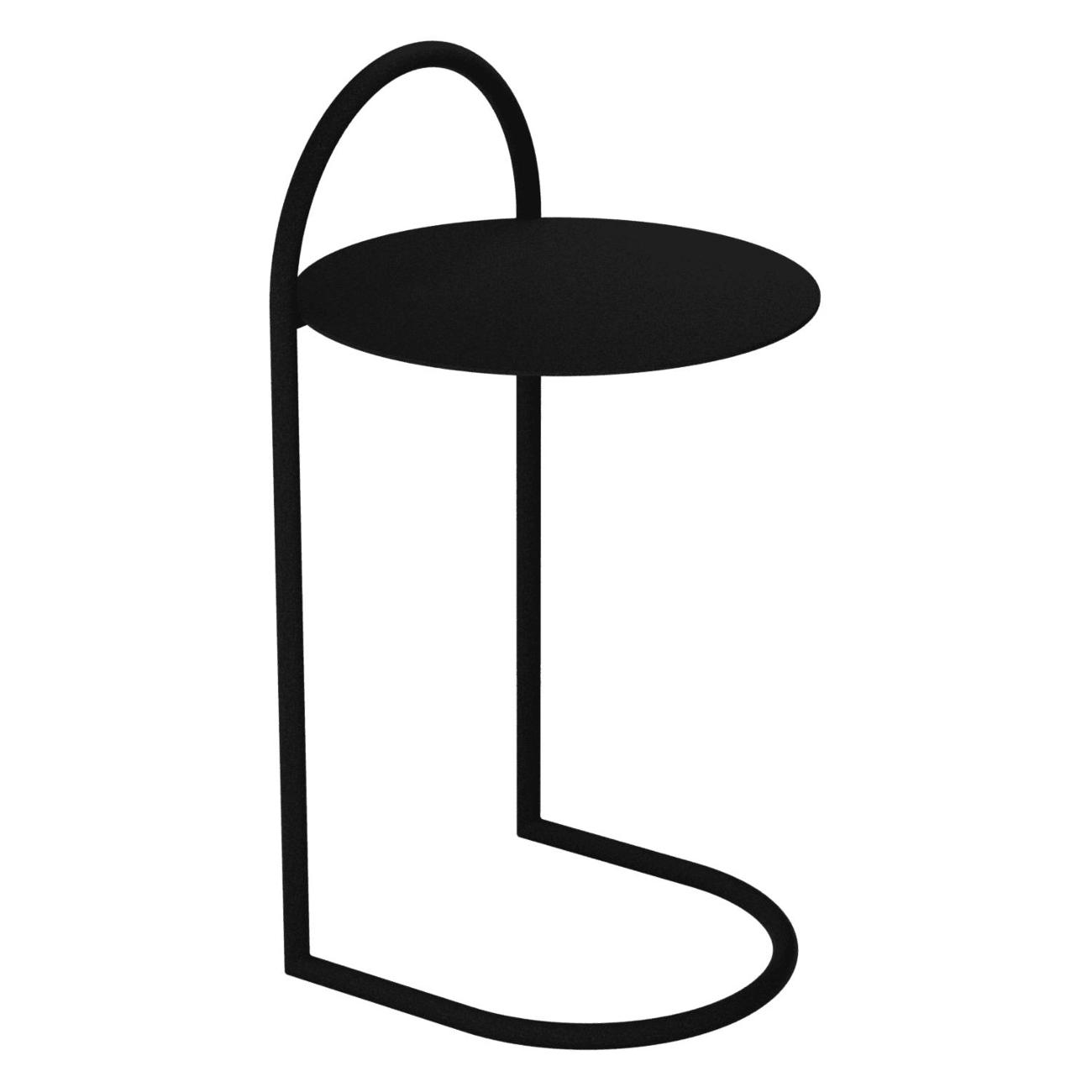 Столик журнальный GENGLASS EVEZER черный