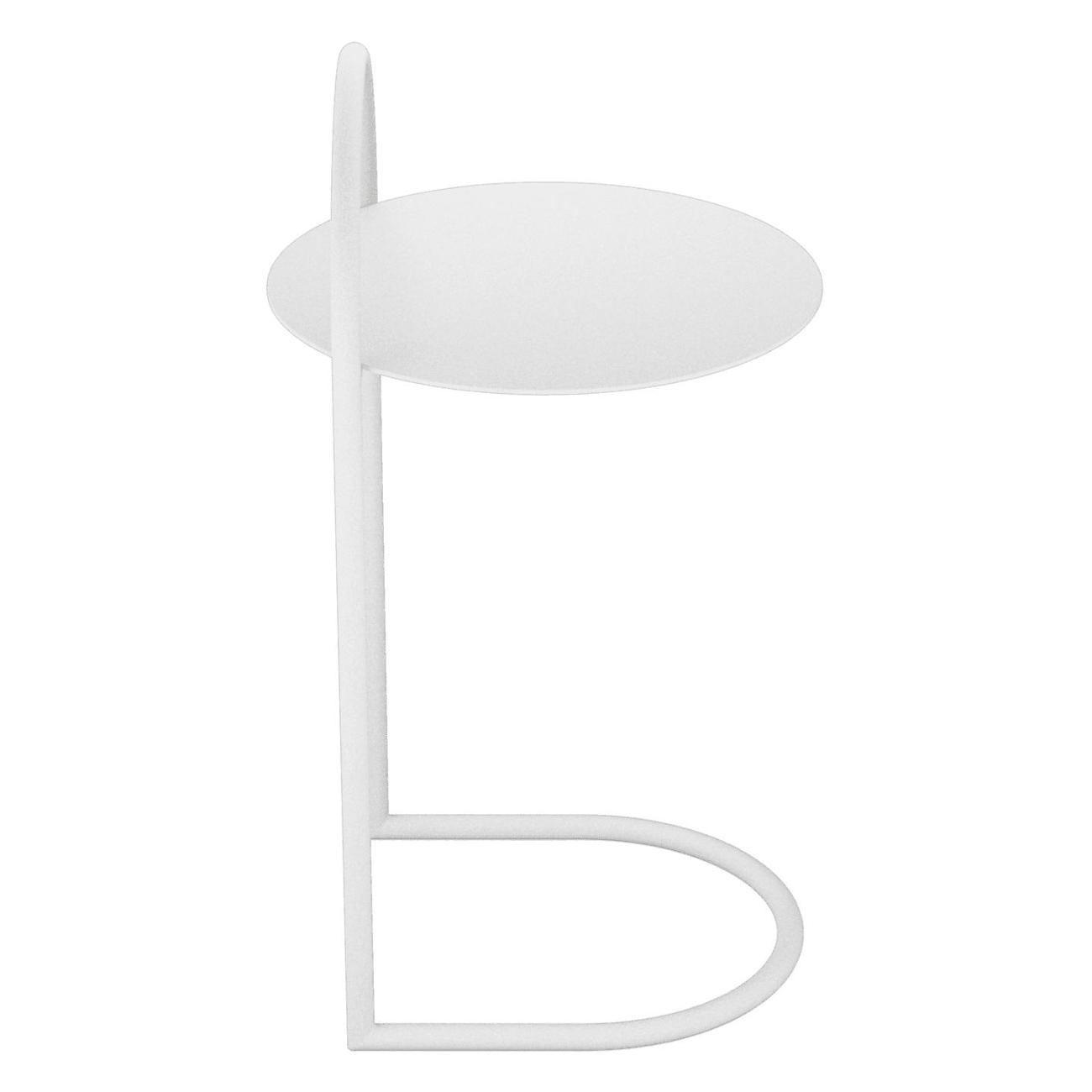 Столик журнальный GENGLASS EVEZER белый