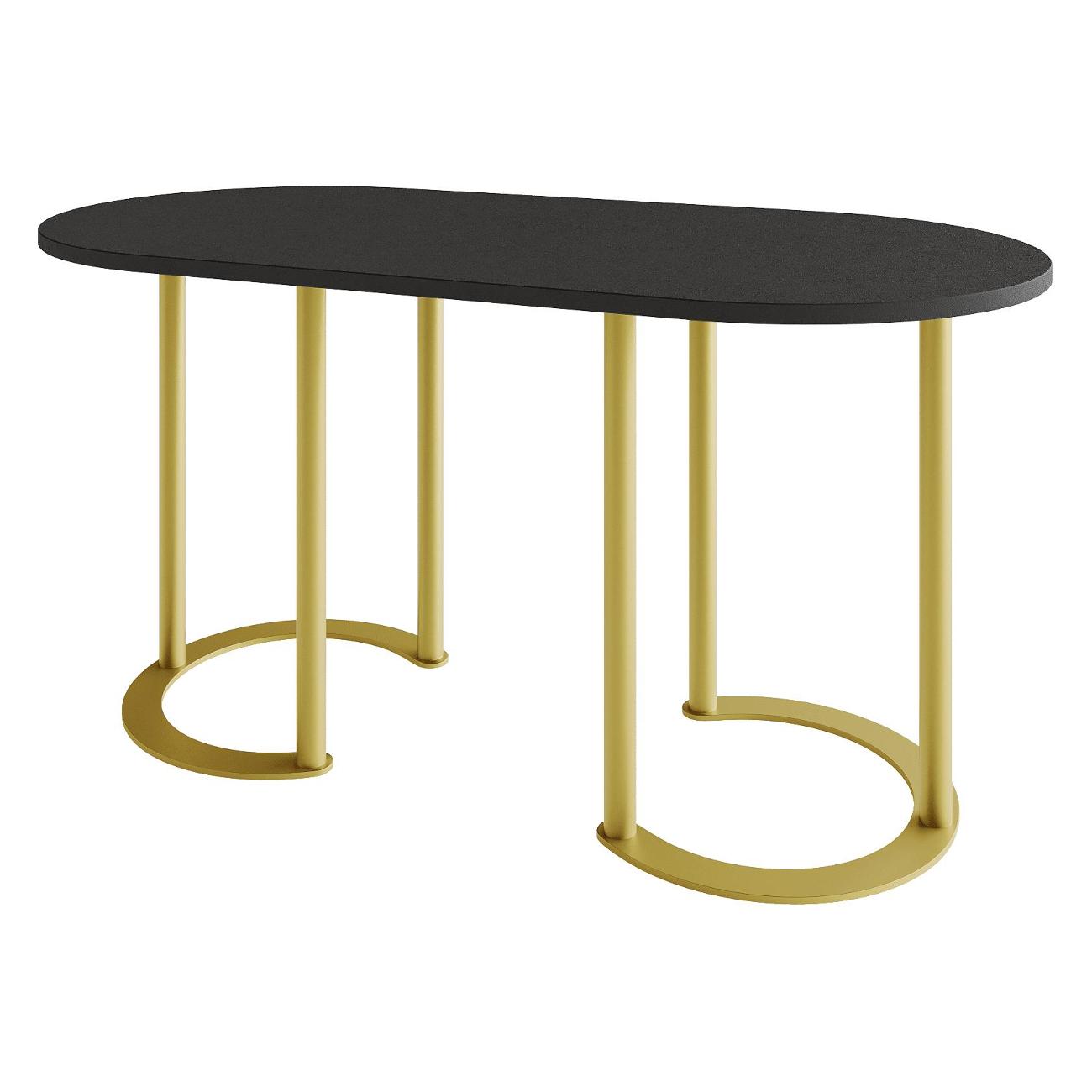 Столик журнальный GENGLASS DUHORSIX Low золотой