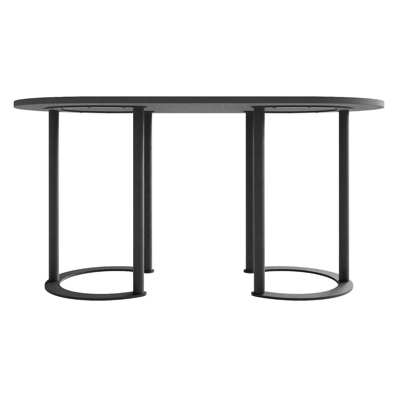 Столик журнальный GENGLASS DUHORSIX Low черный