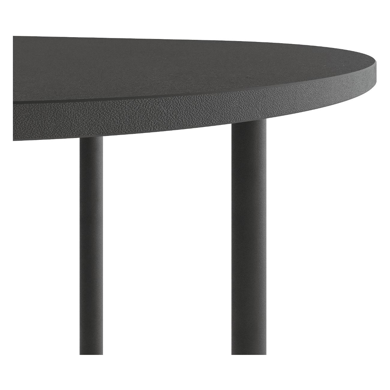 Столик журнальный GENGLASS DUHORSIX Low черный