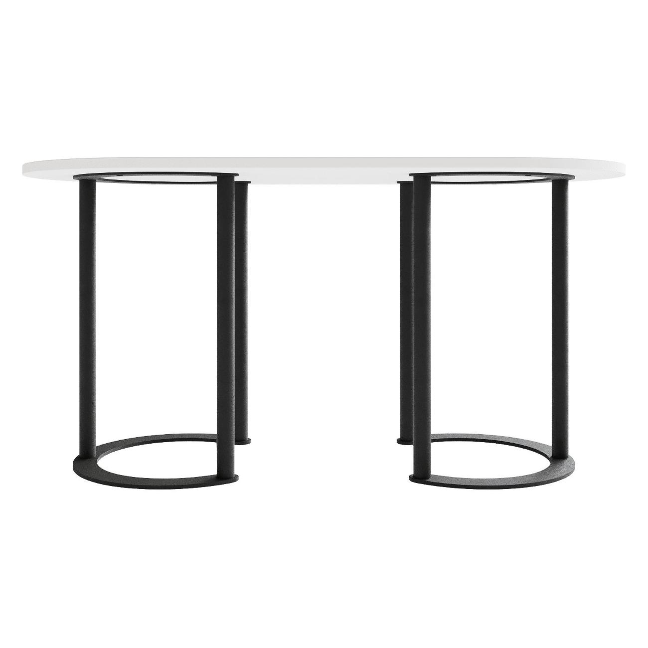 Столик журнальный GENGLASS DUHORSIX Low черный