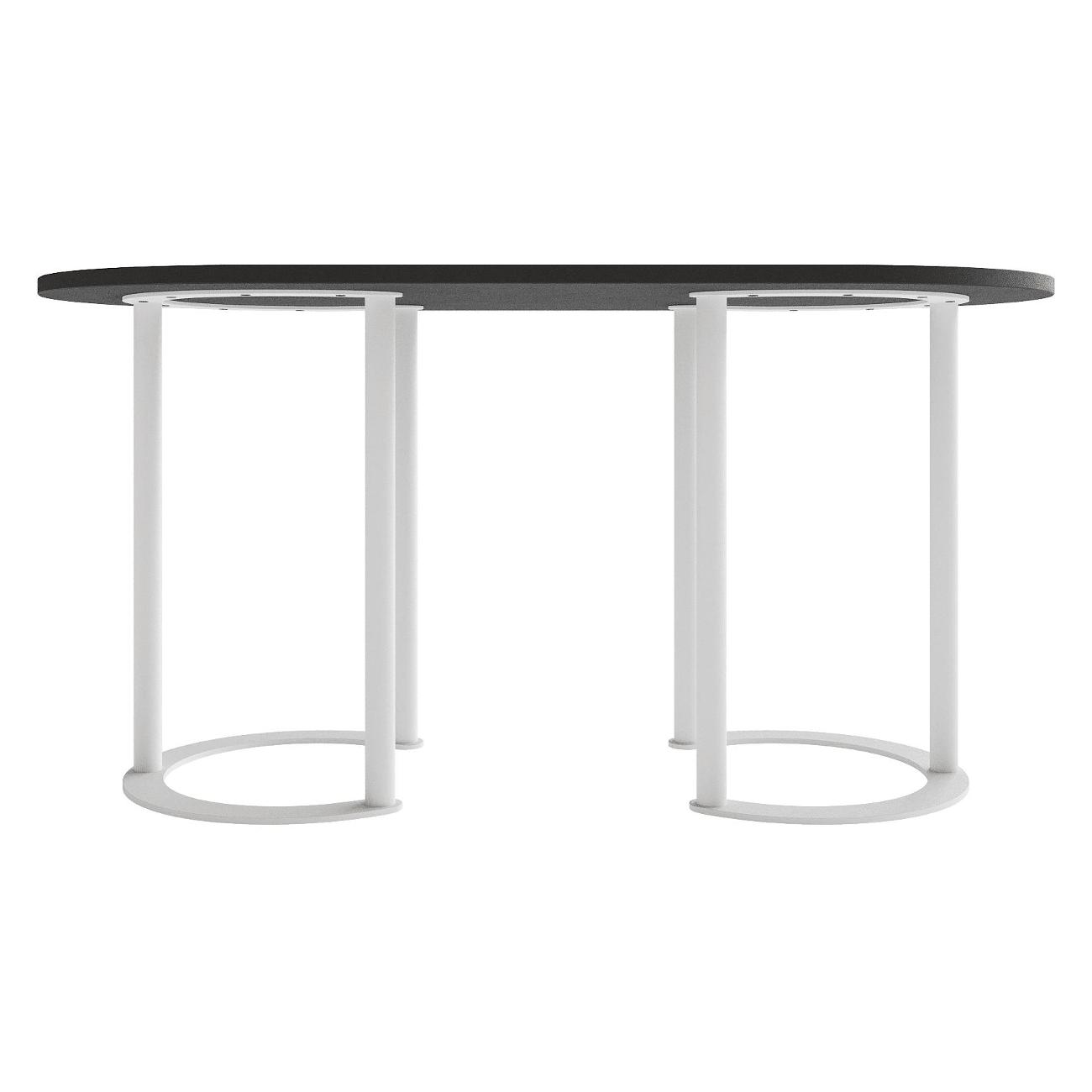 Столик журнальный GENGLASS DUHORSIX Low белый