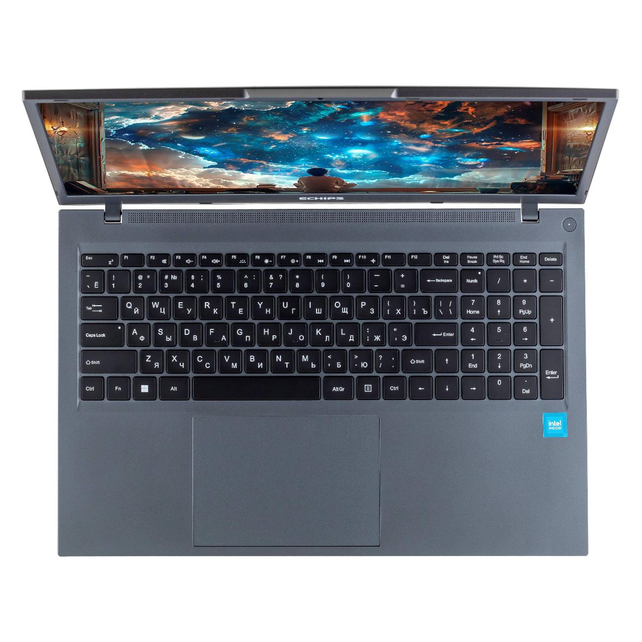 Ноутбук Echips Max 17.3" 1920x1080 IPS Intel Processor N100 8GB RAM SSD 256GB Win 11 Home