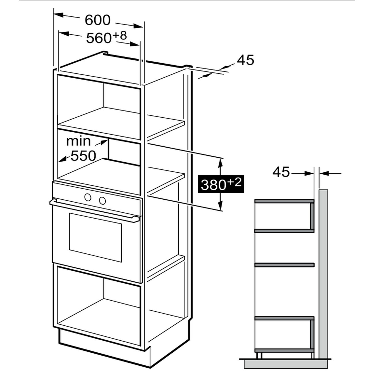 Встраиваемая микроволновая печь Hotpoint MF25G BL H
