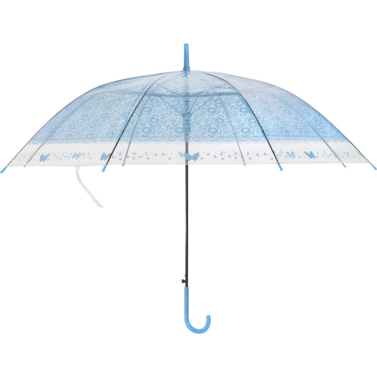 Зонт Рыжий Кот BASIC 90 трость голубой