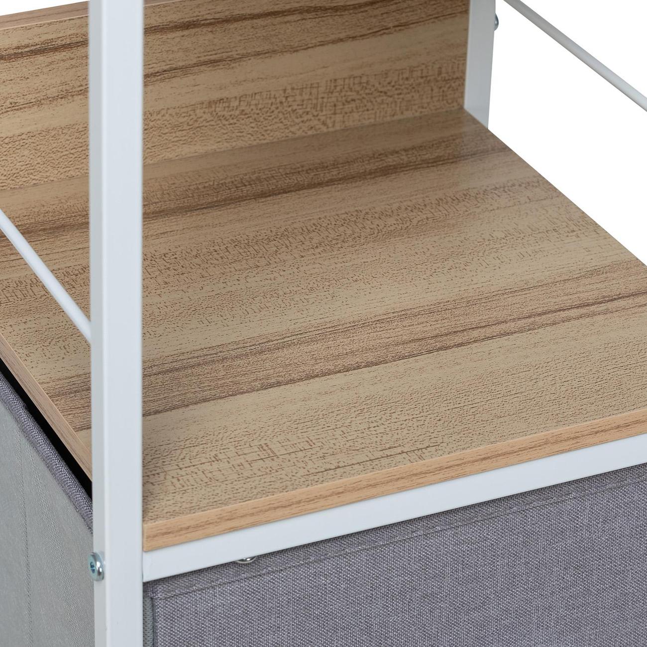 Комод бельевой Leset Ноа 3 с полками