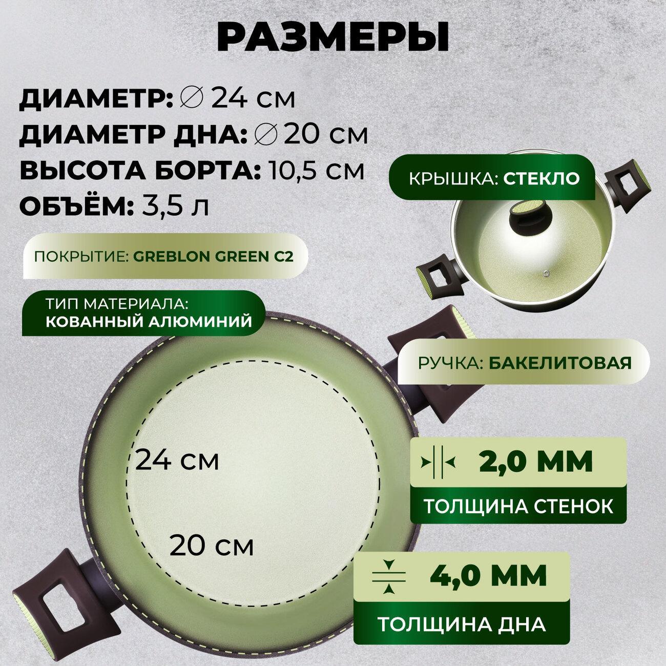 Кастрюля AMERCOOK AC0108405.24