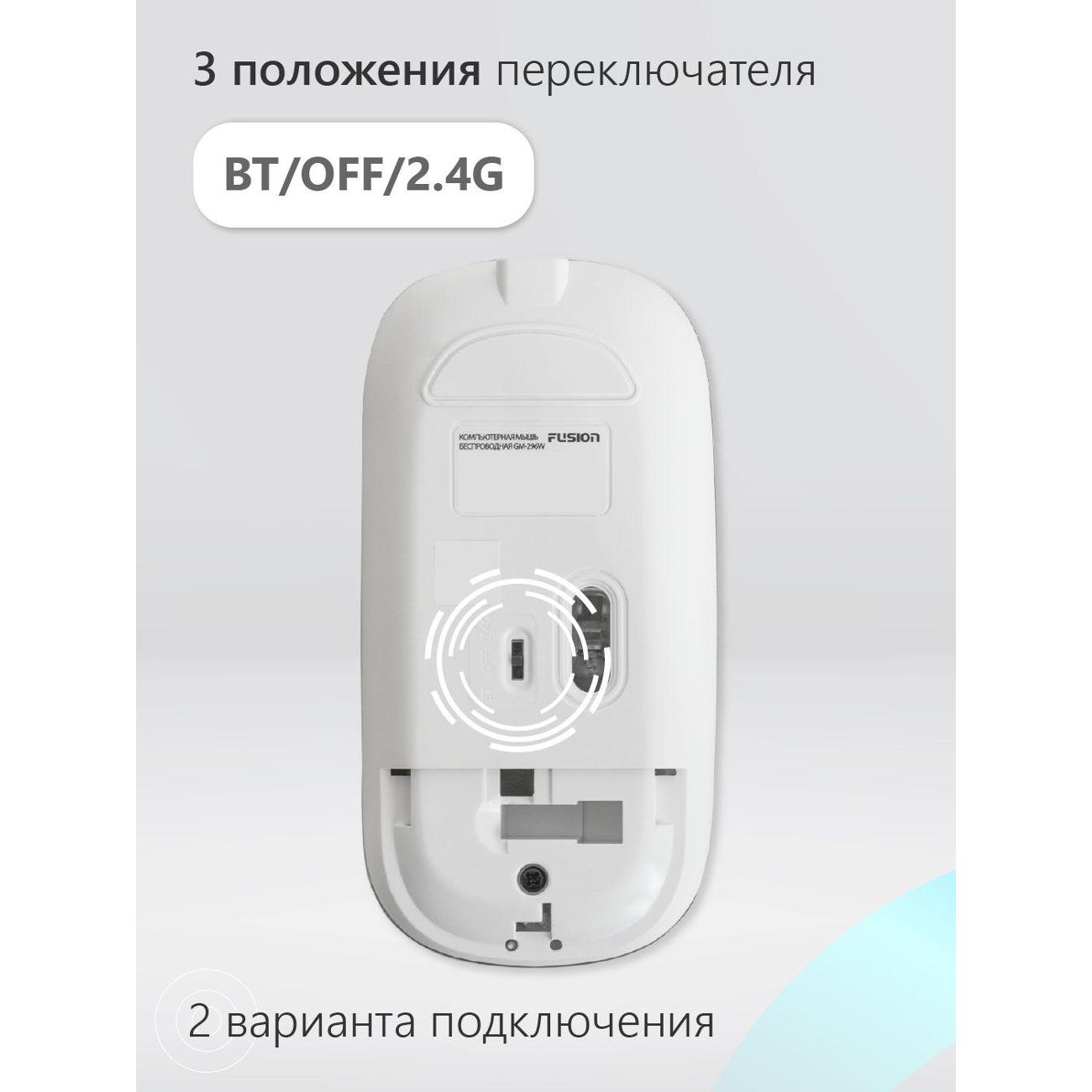 Мышь беспроводная Fusion GM-296S