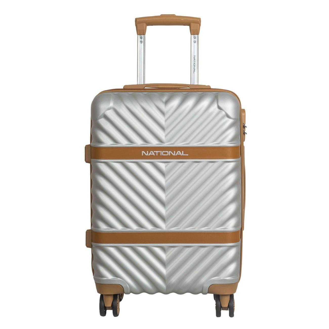 Чемодан National NLT108-S Silver White