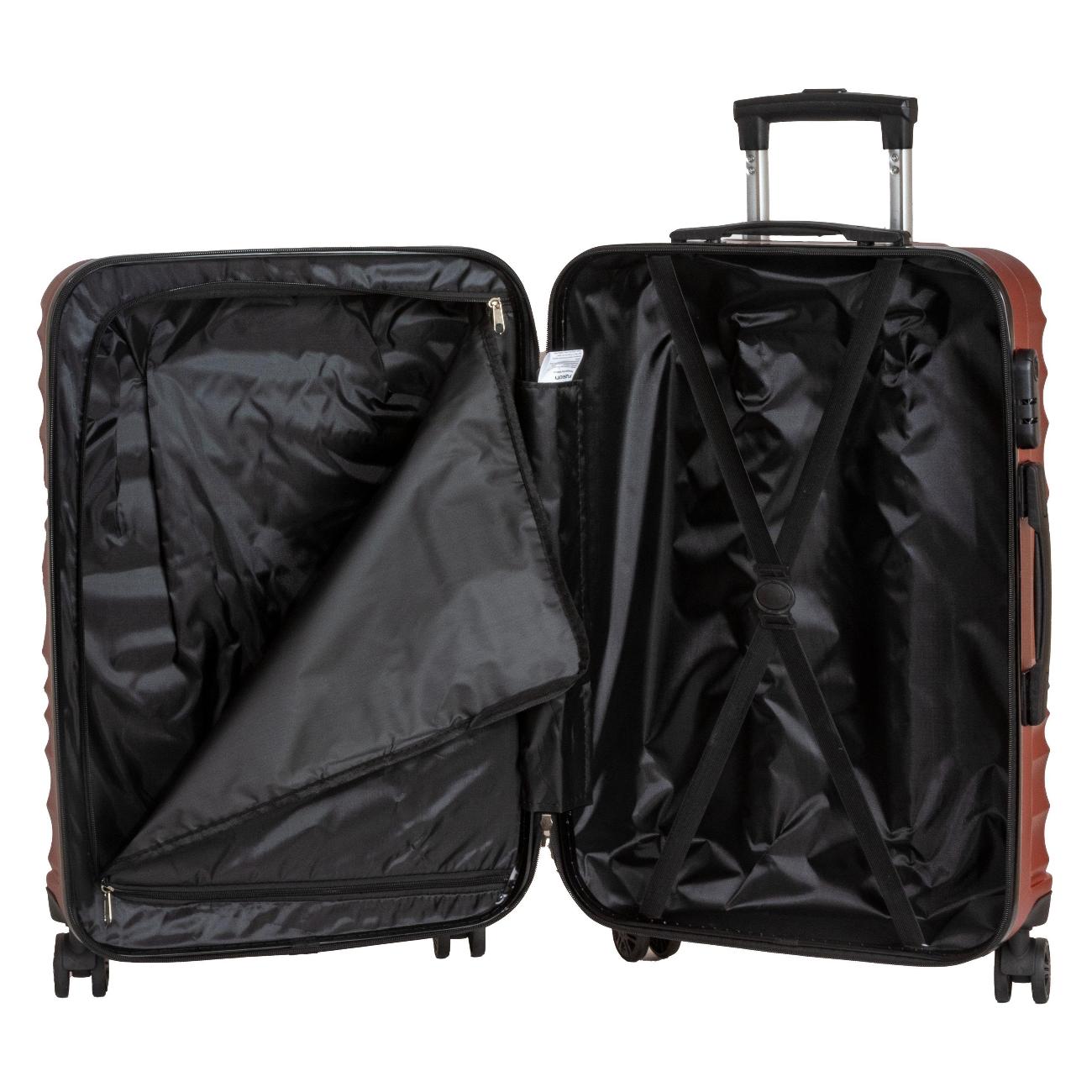 Чемодан Fusion FTS-1006-M burgundy