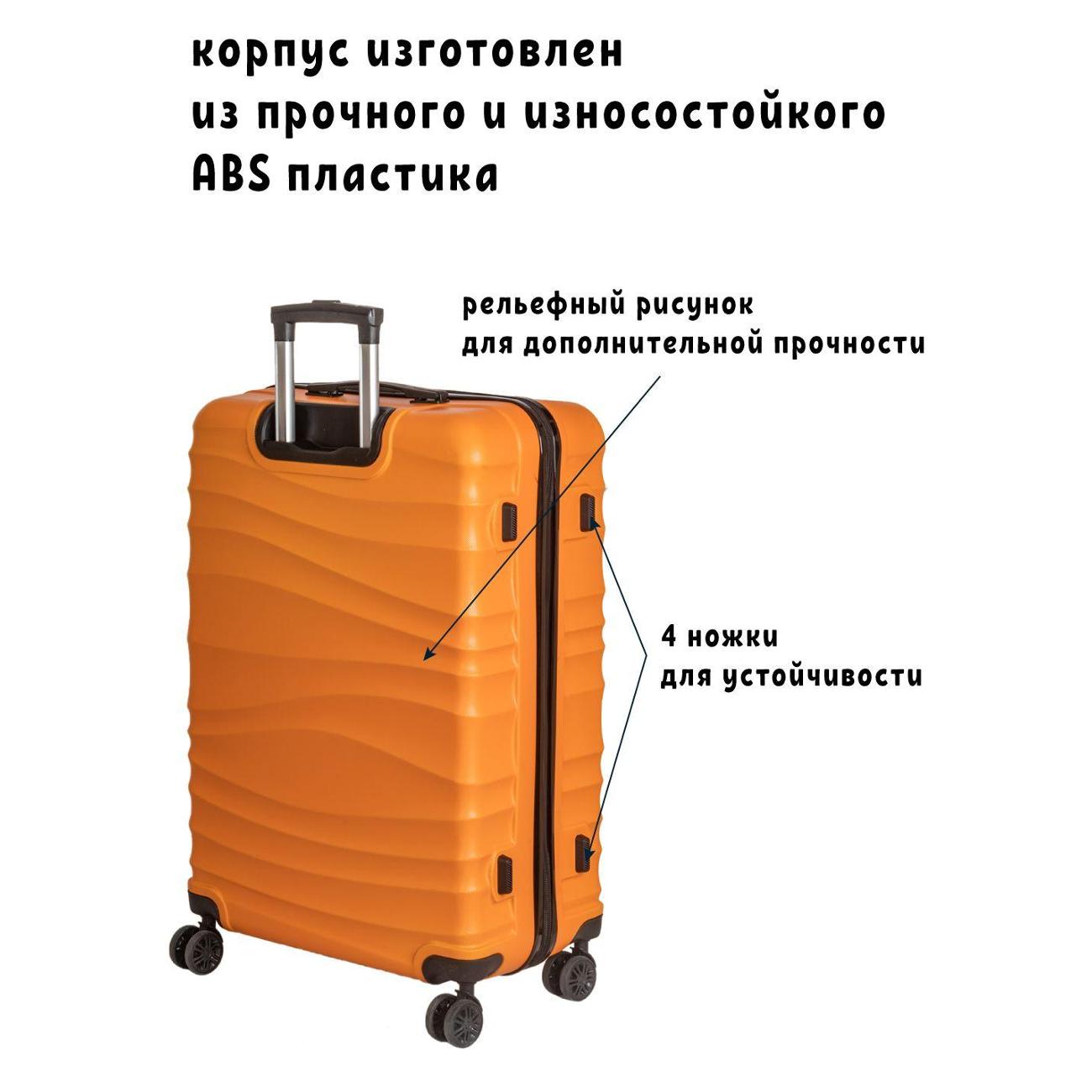 Чемодан Fusion FTS-1006-S orange