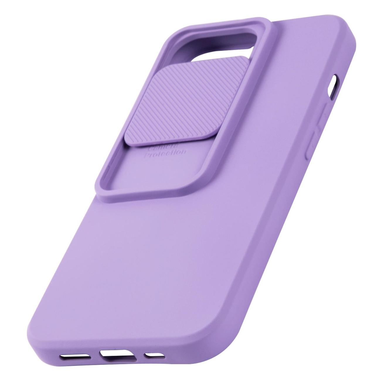 Чехол Unbroke для&nbsp;iPhone 13 Pro&nbsp;with camera slider фиолетовый
