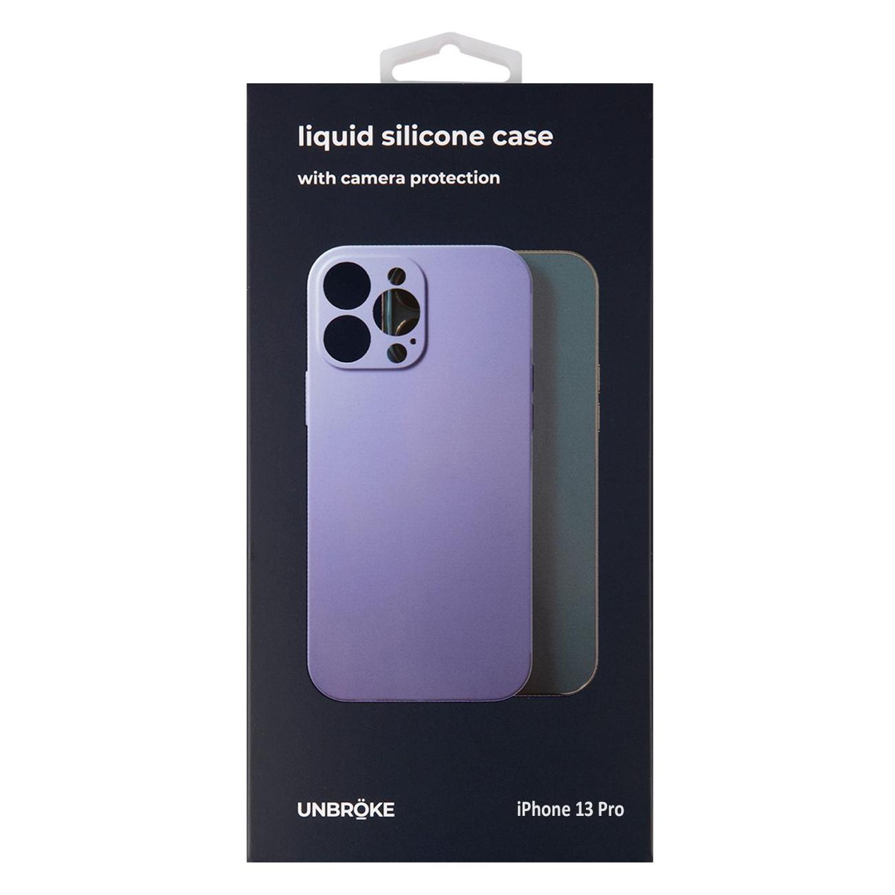 Чехол Unbroke для&nbsp;iPhone 13 Pro&nbsp;with camera slider фиолетовый