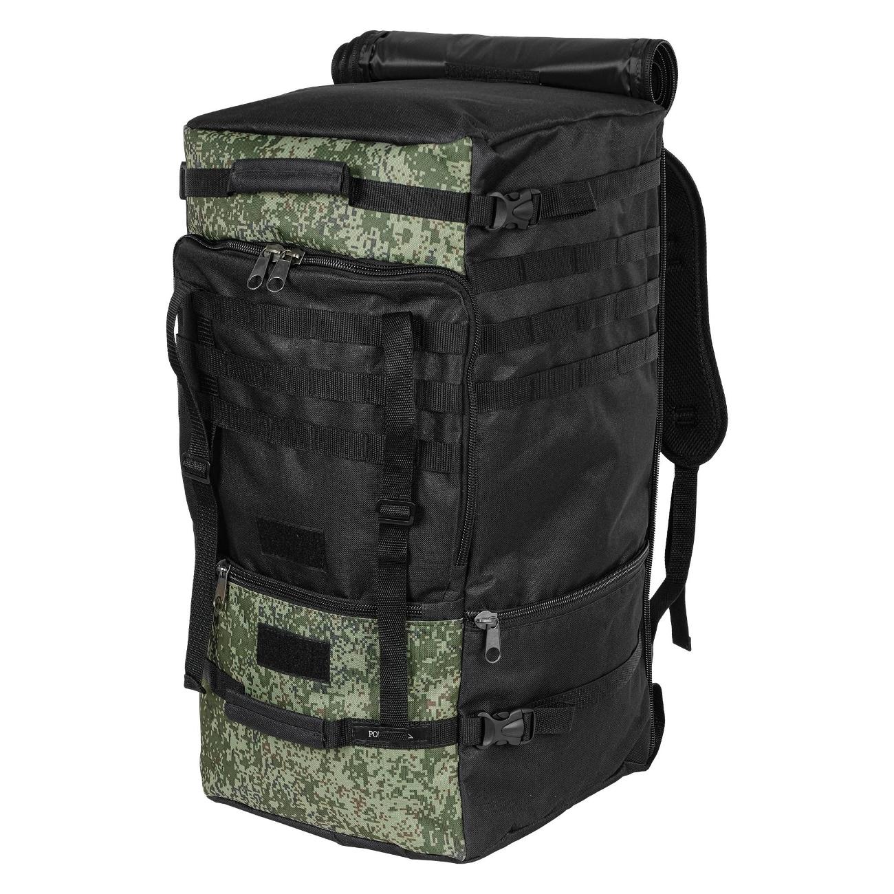 Рюкзак туристический Polar трансформер, походный, 72 л Green