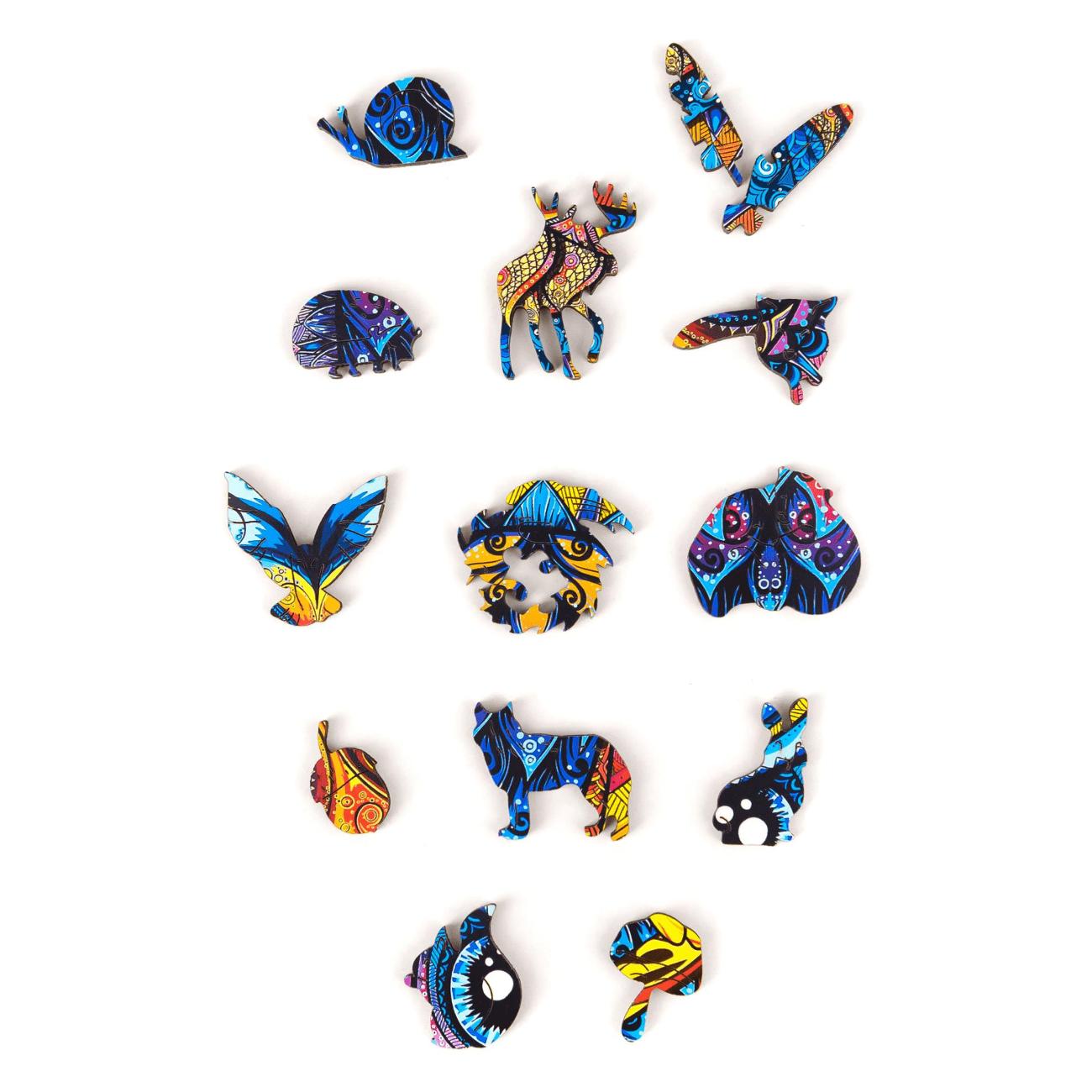 Пазл UNIDRAGON Чарующая сова, размер S