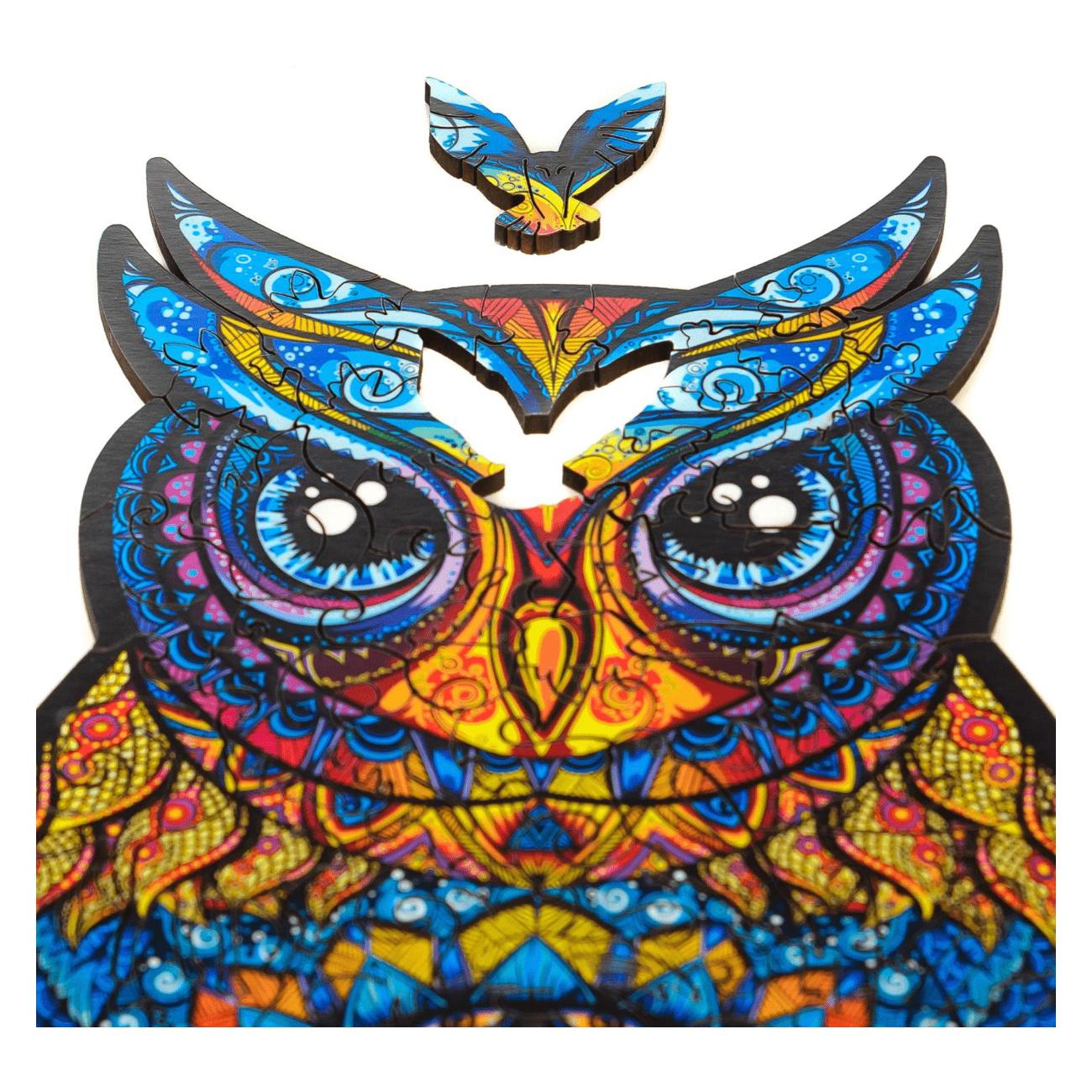 Пазл UNIDRAGON Чарующая сова, размер S